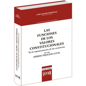 Las funciones de los valores constitucionales en la argumentación de las sentencias en un debido proceso civil